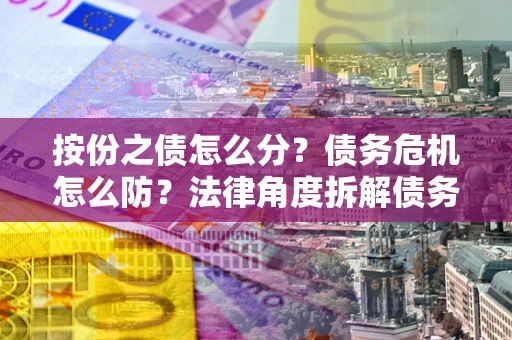 北京按份之债怎么分？债务危机怎么防？法律角度拆解债务分配与风险自保指南