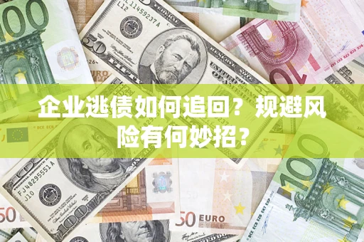北京企业逃债如何追回？规避风险有何妙招？
