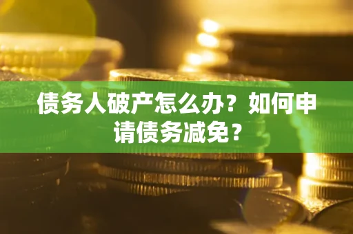 北京债务人破产怎么办？如何申请债务减免？