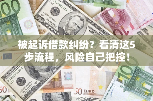 北京被起诉借款纠纷？看清这5步流程，风险自己把控！