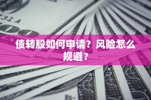北京债转股如何申请？风险怎么规避？