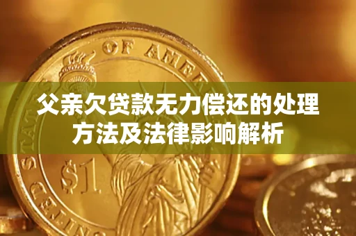 北京父亲欠贷款无力偿还的处理方法及法律影响解析